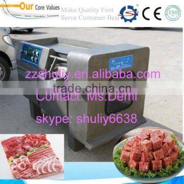 Automatic Meat Cube Cutting Machine Frozen Meat Dicing Machine price