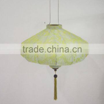 Decorative silk lantern wholesale price with many different color from Vietnam