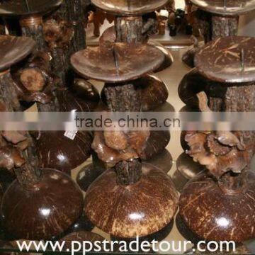 Coconut Shell Candle Holder photo-5