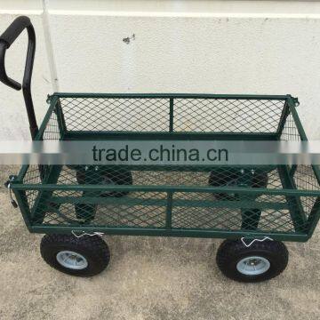 Heavy Duty Garden Trolley Wheelbarrow Tipper Dump Trailer Truck