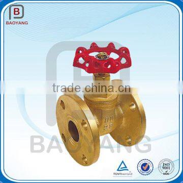 Precision custom cast bronze flanged rising stem gate valve