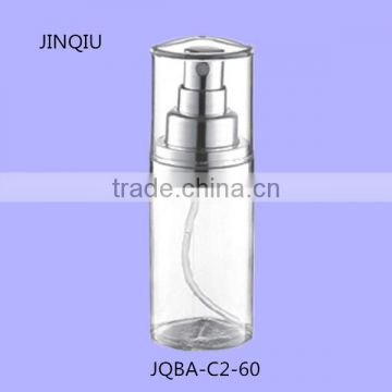 High-end luxury petg 60ml plastic spray bottle,60ml perfume spray bottle,spray pump perfume bottle