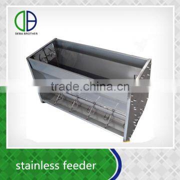 Pig using doube side stainless steel pig feeder