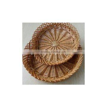 All pure handmade bamboo weaving carry basket with buy vegetables and shopping