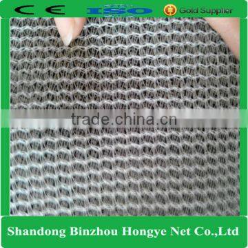 high quality Hongye 100% new HDPE 80g black shade net for windbreaking and sun shade net