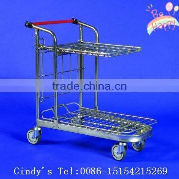 Nestable stock trolley