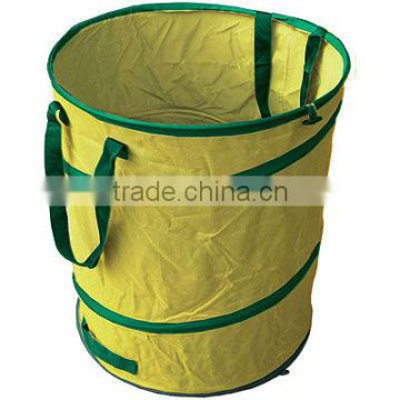 yellow and green 600D OXFORD printed pop up bag