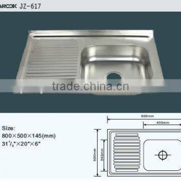 export South America Single Bowl Single tray kithen sink