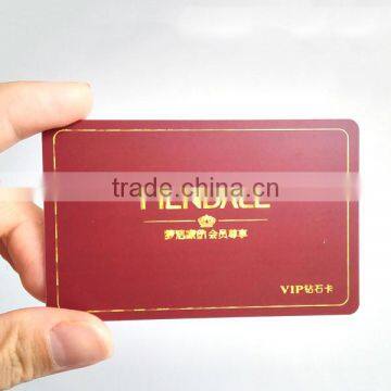 PVC Gold/Silver Hot Foil Stamping Cards photo-3