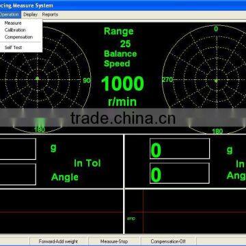 High Precision Generator Fan Impeller Dynamic Balancing Machine