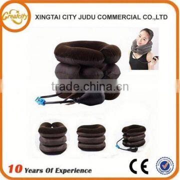 B02-2 Flannel Inflatable Air Neck Traction /Soft Air-pressure Neck Traction Cervical Collar/made in China photo-3