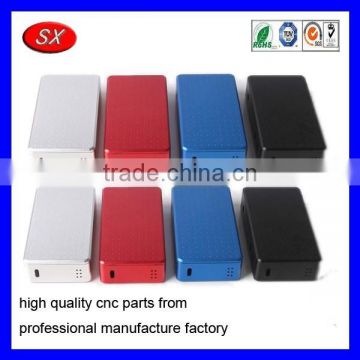 Factory directly electronic cigarette part box mod enclosure oxided aluminium box CNC Milling parts