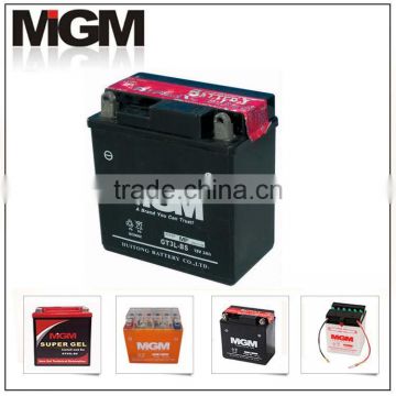 12v 3ah motorcycle battery/ironhawk motorcycle battery/(12v 6.5ah) motorcycle battery