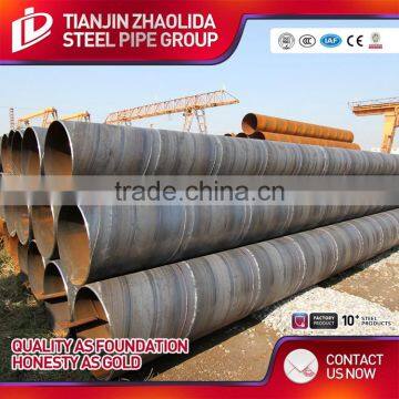 1500mm API 5L Grade B SSAW Sprial Steel Pipe Used for Oil Well Piling