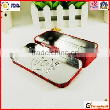 High Quality Hinged Pen Packing Tin Box photo-4