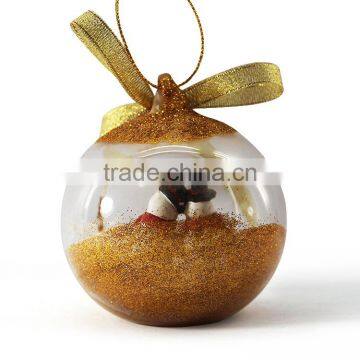 Clear Glass Material Christmas Decoration Ball photo-6