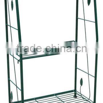 Green Three Layers Stainless Steel Shelf L91005