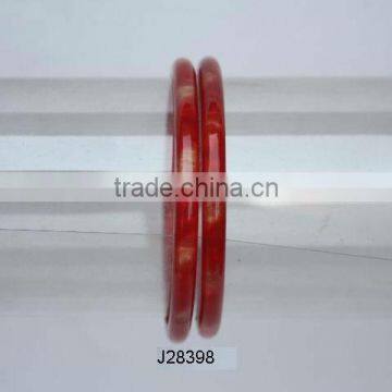 Red Resin Bangles set of 2 pcs available in all colours