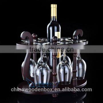 Natural Solid Antique Wooden Wine Racks/Root Carving Wooden Wine Holder/Wooden Wine Bottle Handmade Wooden Wine Rack photo-3