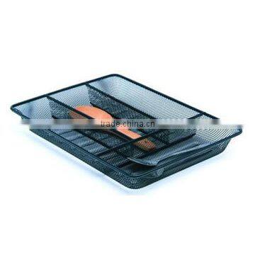 Household Metal Mesh Durable Spoons Chopsticks Storage Tray photo-2