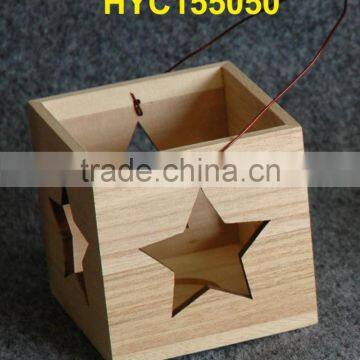 Unfinished Wooden Candle Lantern Wholesale