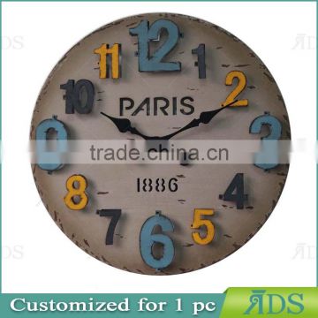 wooden wall clock/antique digital clock