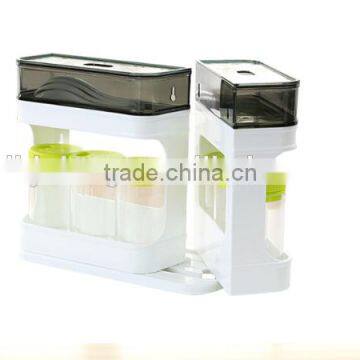 100% BPA Free Kitchen Plastic Sauce Jar Bottle Storage Holder photo-3