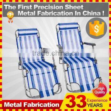 Outdoor Adjustable Beach Poolside Chair photo-2