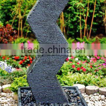 outdoor artificial water features and fountains