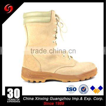 Waterproof Combat Military Boot, Suede Leather Military Boots With Zipper