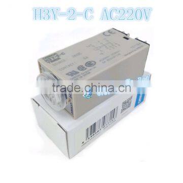 Small Time Relay H3Y-2-C 24VDC 220VAC Delay 8feet 1S 3S 5S 3M 5M 10M... photo-2