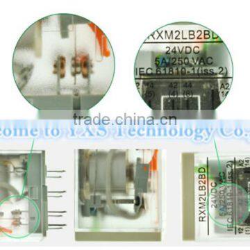 Relay DC24V 5A RXM2LB2BD Strip Lamps 8 Lead 2 on 2 off photo-3