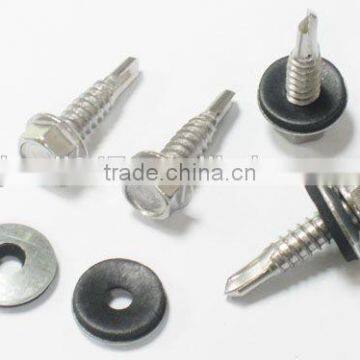 Galvanized Hex Head Self Drilling Tex Screw With Washer photo-3
