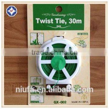 Multi-function Garden Twist Ties and PE Plastic Coated Single Metal Wire Twist Ties photo-5
