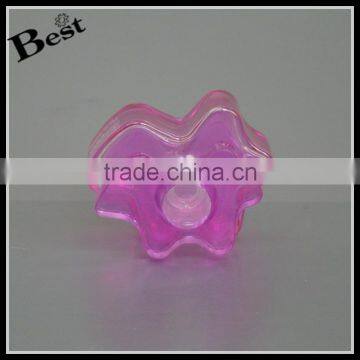 60ml Cosmetic Packaging Cheapest Special Shape Gradual Red Glass Bottle for Perfume With Plastic Cap Chinese Supplier photo-3