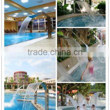 Stainless Steel OEM Water Curtain Spa Pool Adult Massage Spa photo-5