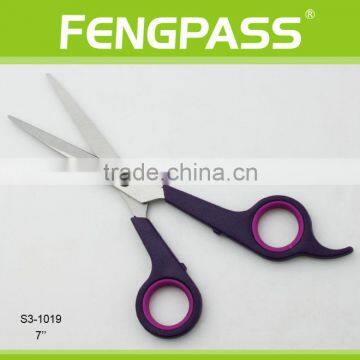 S3-1019 7" Inch 2CR13 Stainless Steel With PP Handle High Quality Luxury Handmade Hair Cutting Shears Barber Scissors photo-2