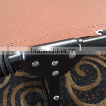 Steel Frame Rope Beach Sunbed Chaise Lounger Chair photo-3