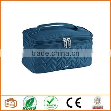 Two Step Cosmetic Case Blue