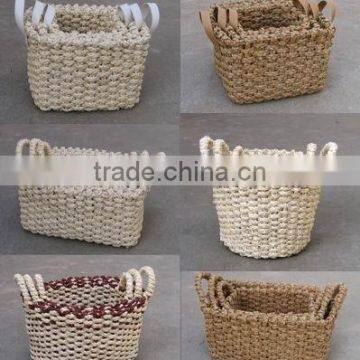 wicker storage basket