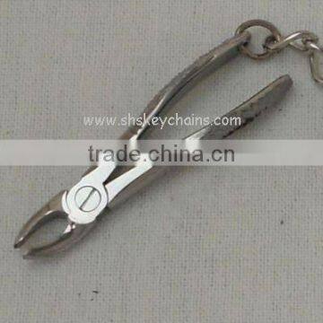Ext.Forceps Keychain Functional , Screw Joint, Polished