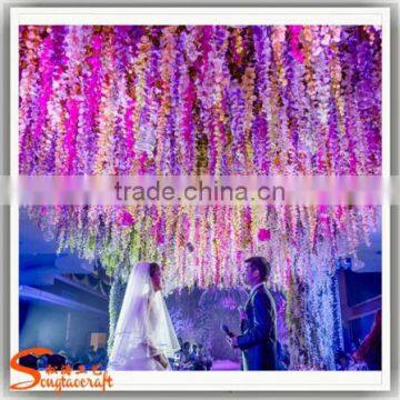 Wedding Decoration Artificial Silk Wisteria Flwoers photo-5