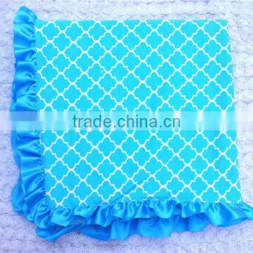 Newest Ruffle Knit Cotton Baby Blankets, New Born Blanket photo-6