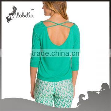 Long Sleeve Yoga Shirts For Women Fitness Yoga Clothing photo-2