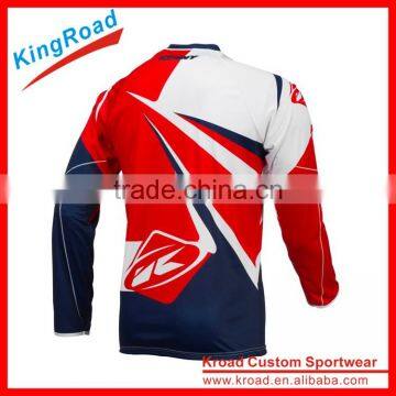 100%polyester Coolmax Downhill Mountain Bike Jersey photo-4