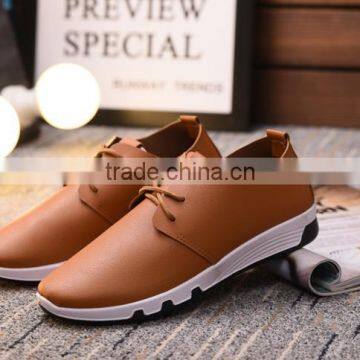 Men Fashion PU Casual Shoes for 2017 New Design