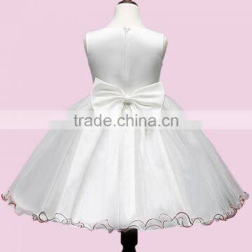 Lace Flower Girl Patterns Ruffle Embroidery Designs Princess Birthday Party Kids Dress Wedding Formal Dress photo-2