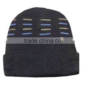 Polar Fleece Beanie Hat Pattern Polyester Beanie Hat Cheap Winter Hat photo-2