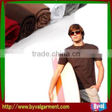 latest fashion OEM China polyester/ Cotton plain design t shirts for man