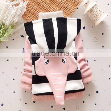 Latest Cute Elephant Pattern Design Thick Warm Winter Kids Coats For Boys photo-5